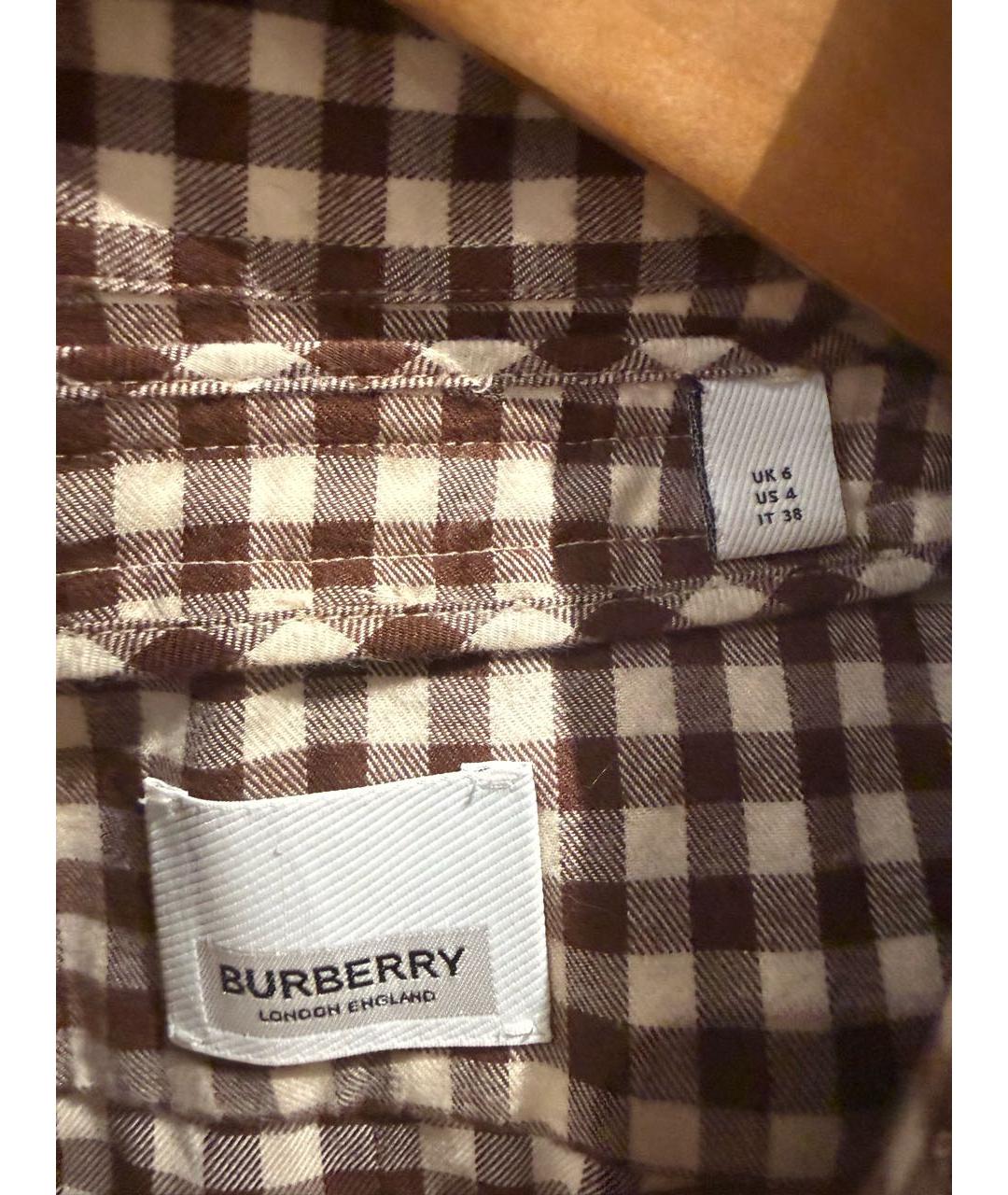 BURBERRY Мульти хлопковая рубашка, фото 3