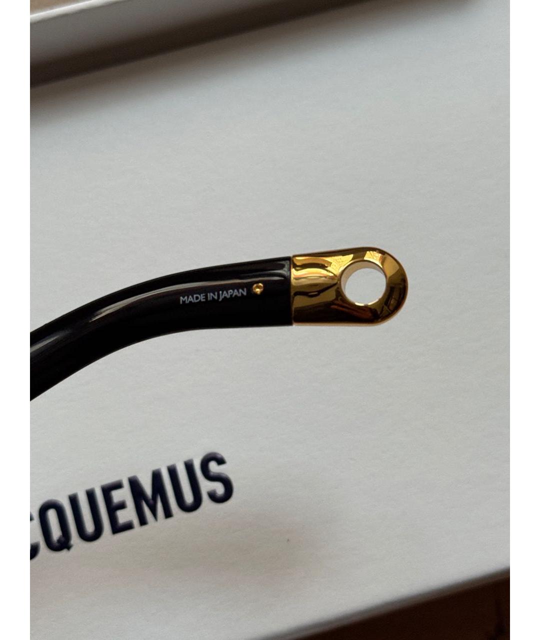 JACQUEMUS Черные пластиковые солнцезащитные очки, фото 6