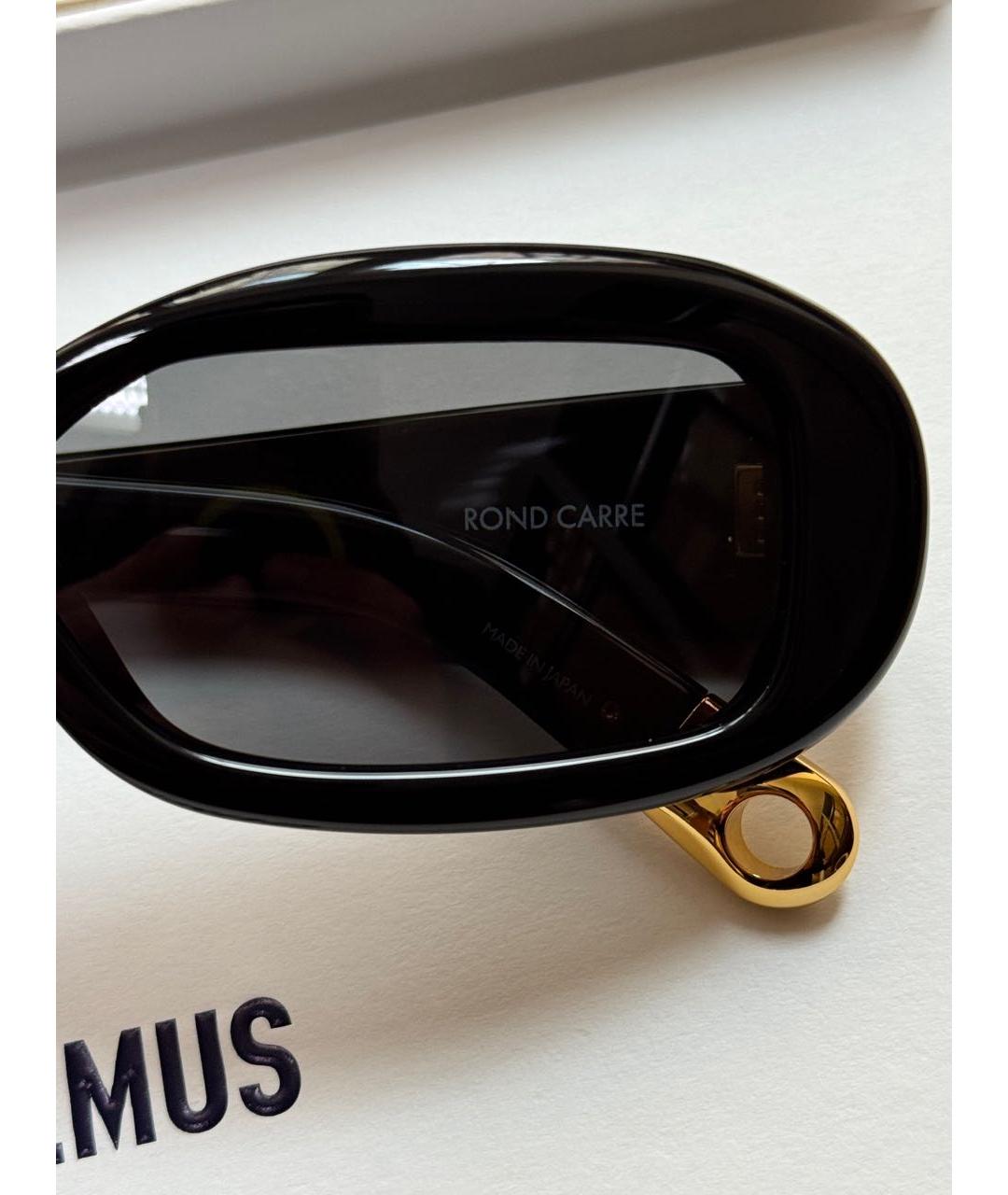 JACQUEMUS Черные пластиковые солнцезащитные очки, фото 4