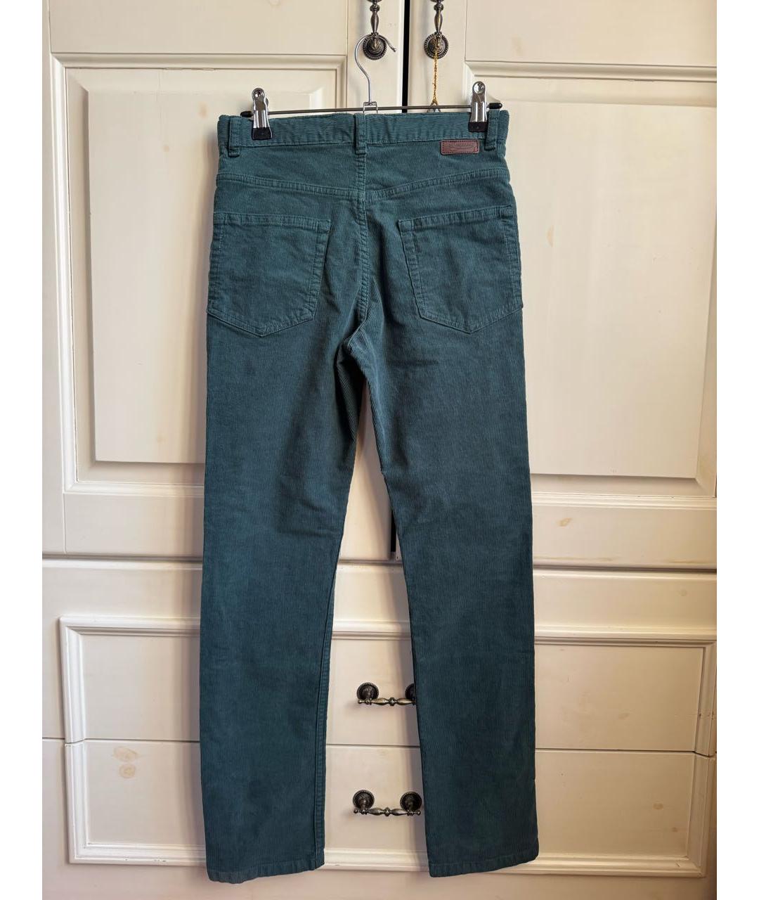 BONPOINT Зеленые хлопковые брюки и шорты, фото 5