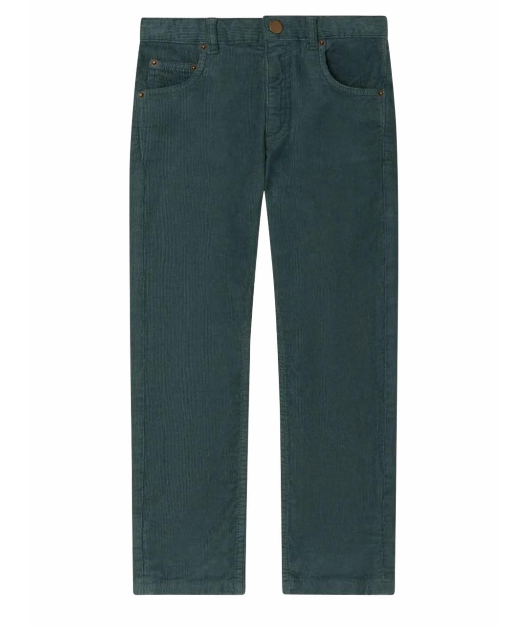 BONPOINT Зеленые хлопковые брюки и шорты, фото 1