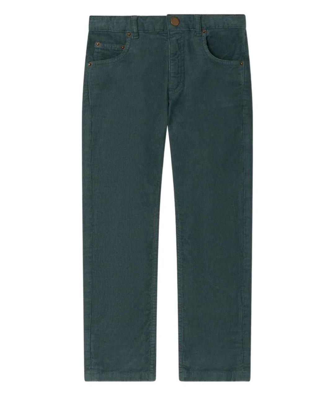 BONPOINT Зеленые хлопковые брюки и шорты, фото 9