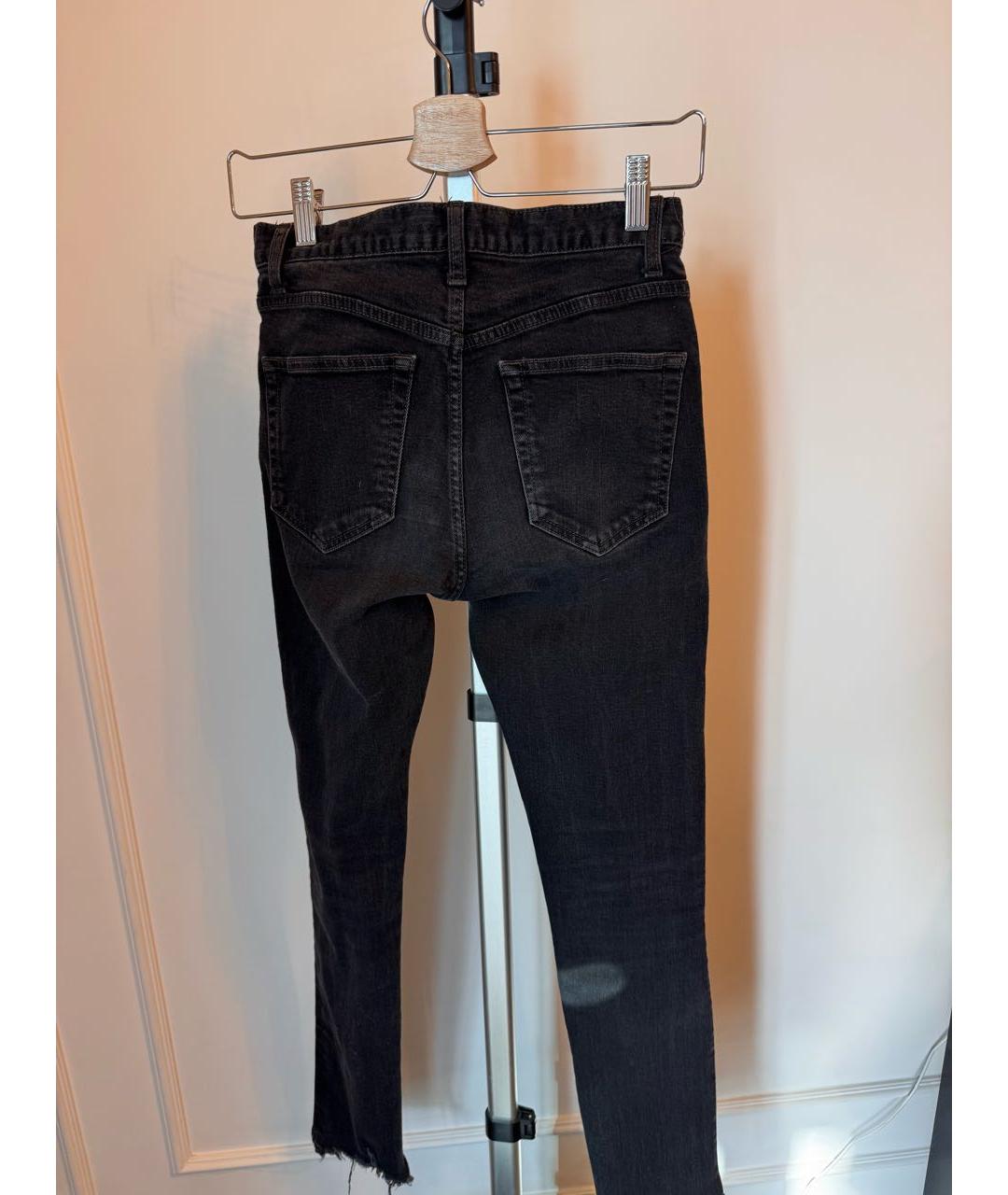 BALENCIAGA Черные хлопковые джинсы слим, фото 2