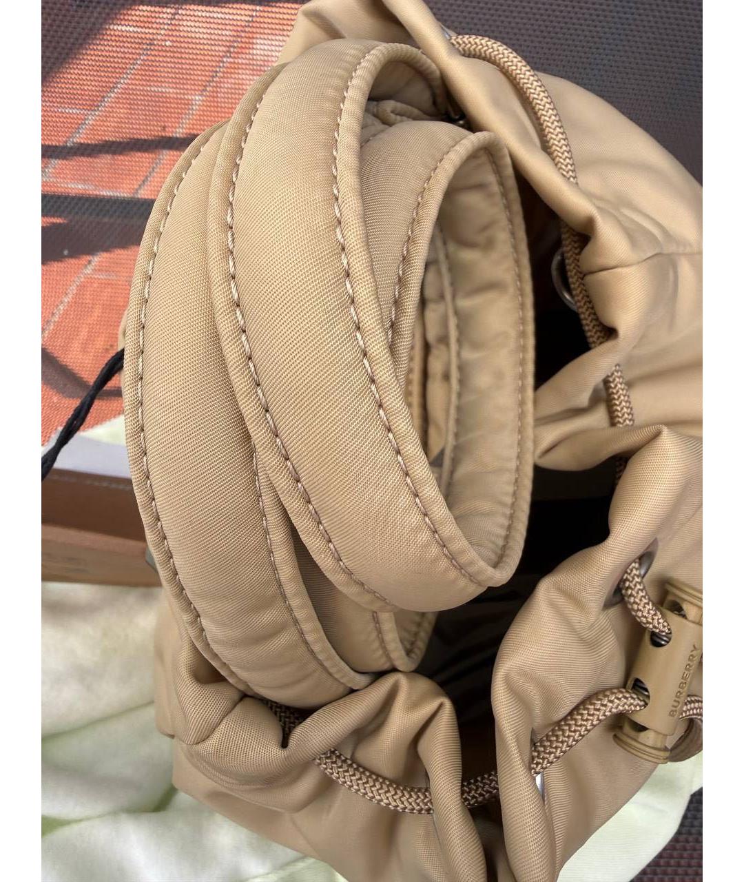 BURBERRY Бежевая сумка с короткими ручками, фото 6