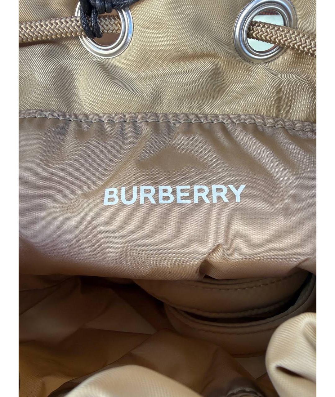 BURBERRY Бежевая сумка с короткими ручками, фото 5