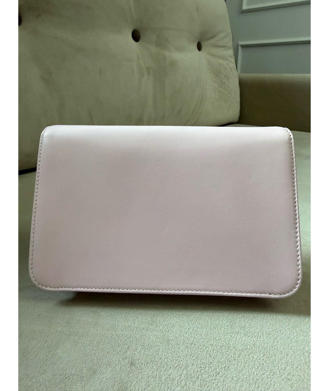 CHRISTIAN DIOR Розовая кожаная сумка через плечо, фото 3