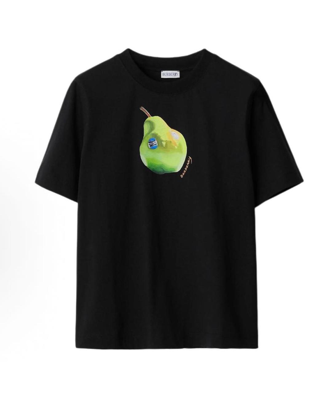 BURBERRY Черная футболка, фото 8