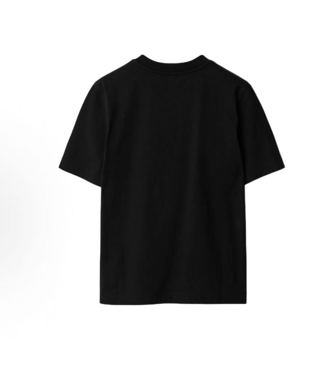 BURBERRY Черная футболка, фото 2