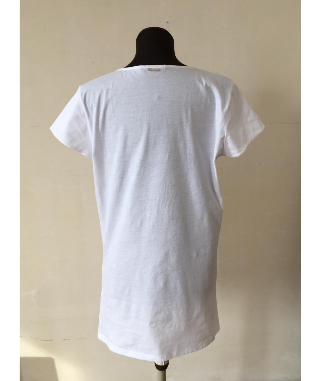 HUGO BOSS Белая хлопковая футболка, фото 8