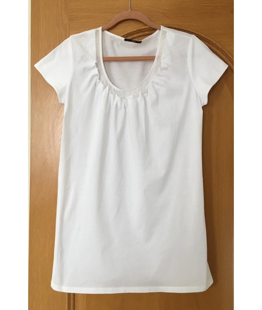 HUGO BOSS Белая хлопковая футболка, фото 10