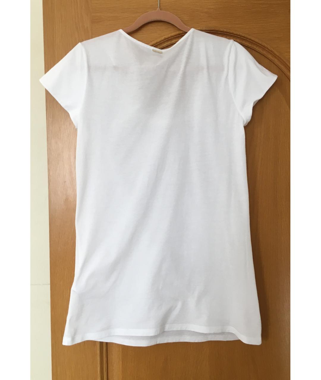 HUGO BOSS Белая хлопковая футболка, фото 2