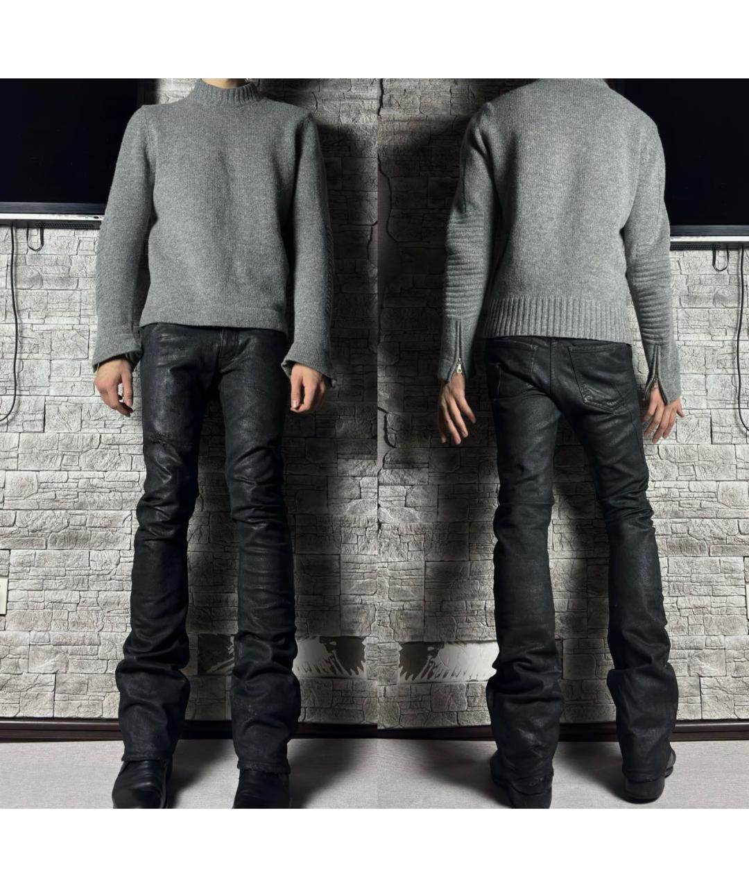 DRIES VAN NOTEN Серый шерстяной джемпер / свитер, фото 5