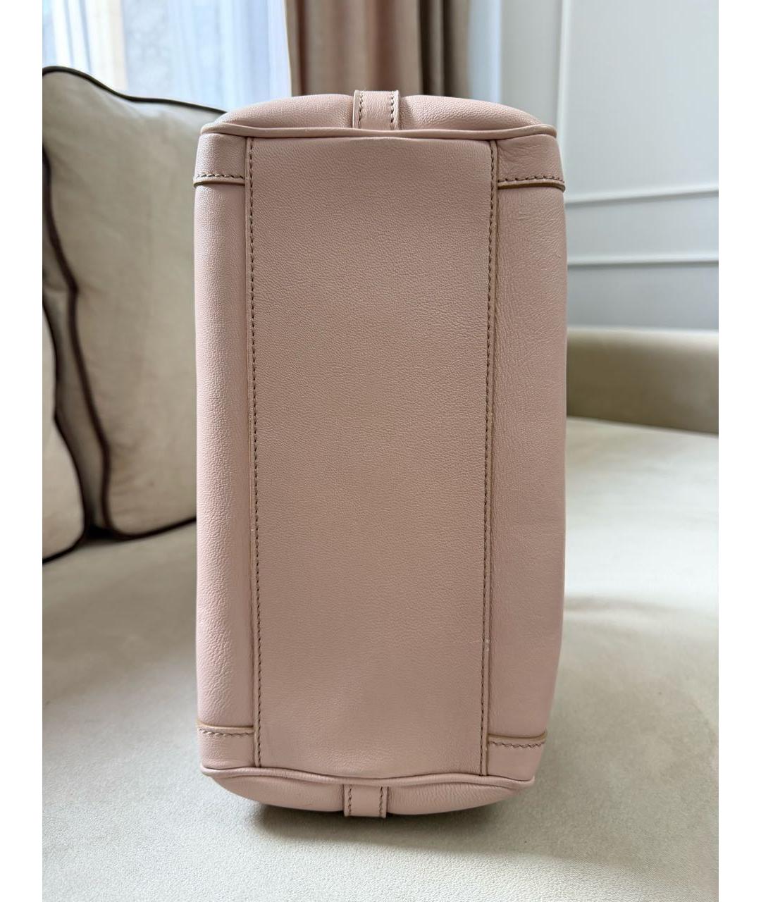 DOLCE&GABBANA Розовая кожаная сумка через плечо, фото 5