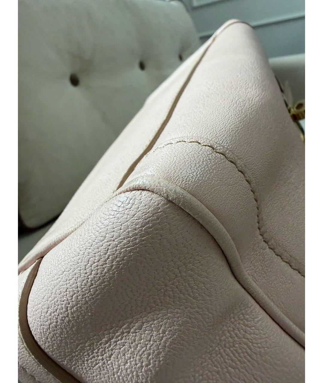 DOLCE&GABBANA Розовая кожаная сумка через плечо, фото 6