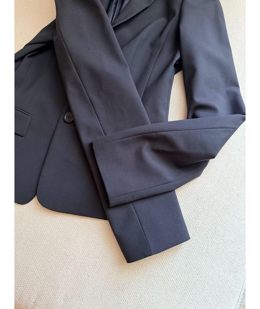 HUGO BOSS Темно-синий шерстяной жакет/пиджак, фото 2