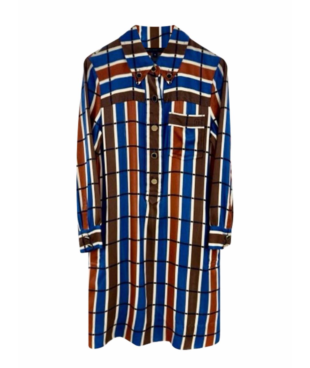 MARC JACOBS Мульти шелковое повседневное платье, фото 1