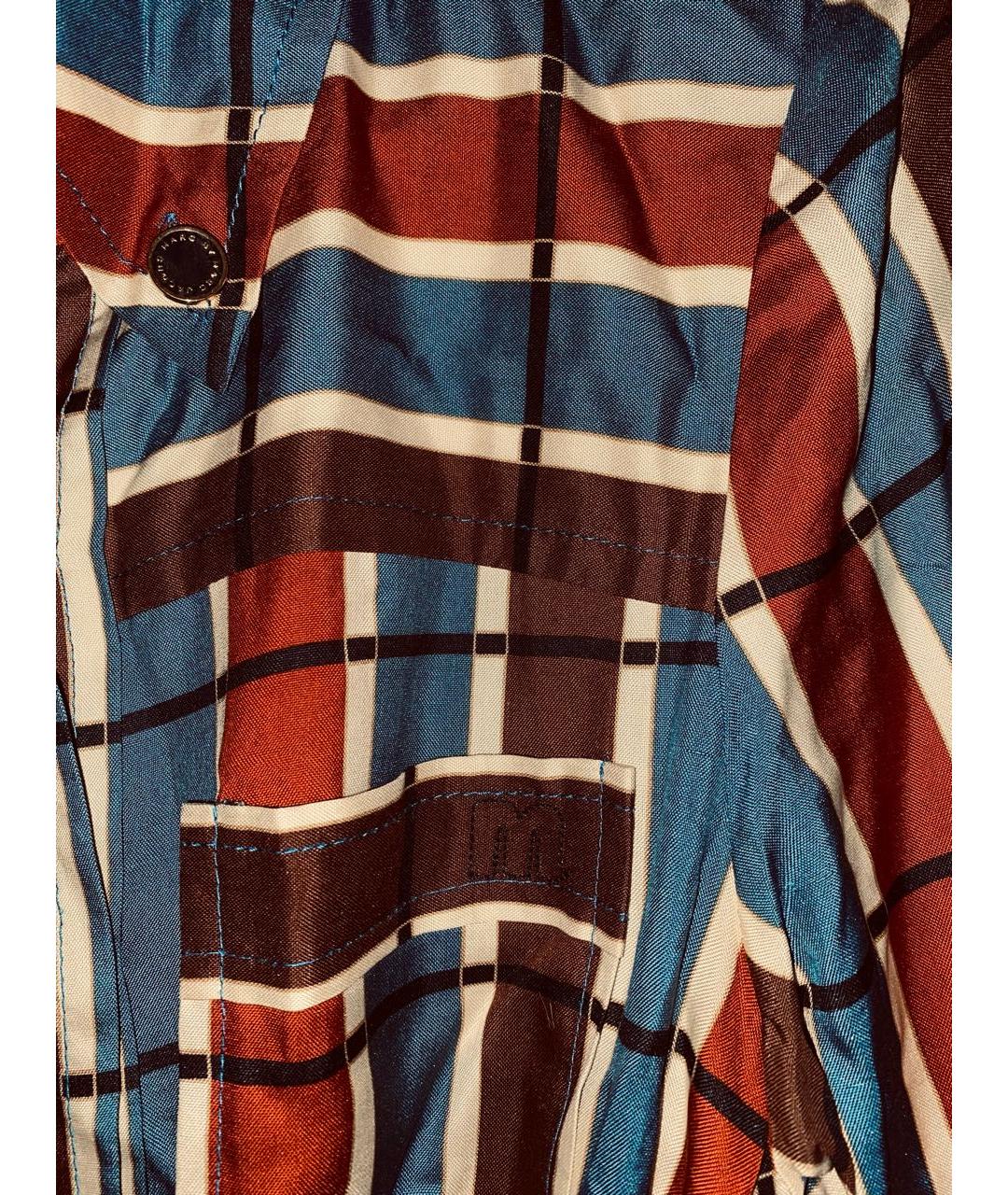 MARC JACOBS Мульти шелковое повседневное платье, фото 4