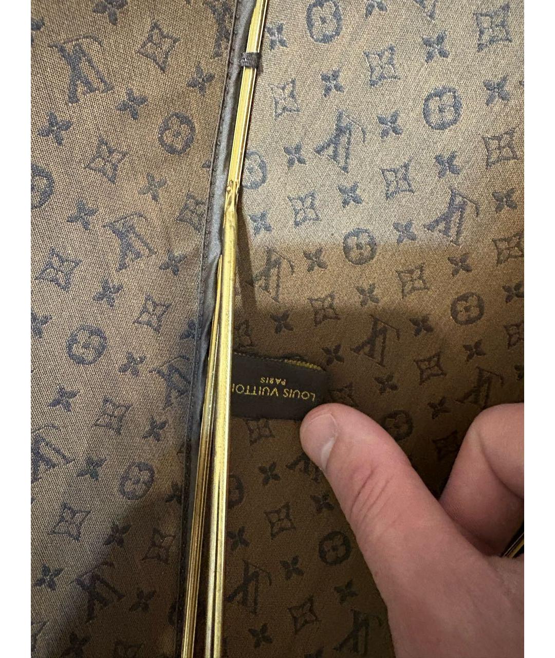 LOUIS VUITTON Коричневый зонт, фото 5