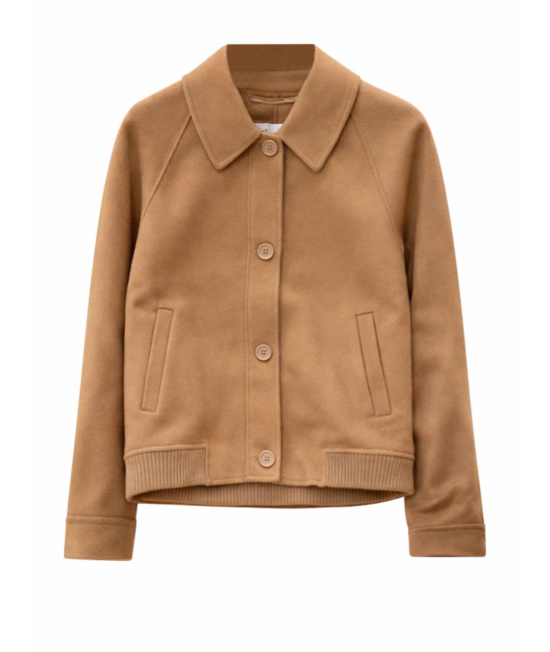 MAX MARA Бежевое шерстяное пальто, фото 1