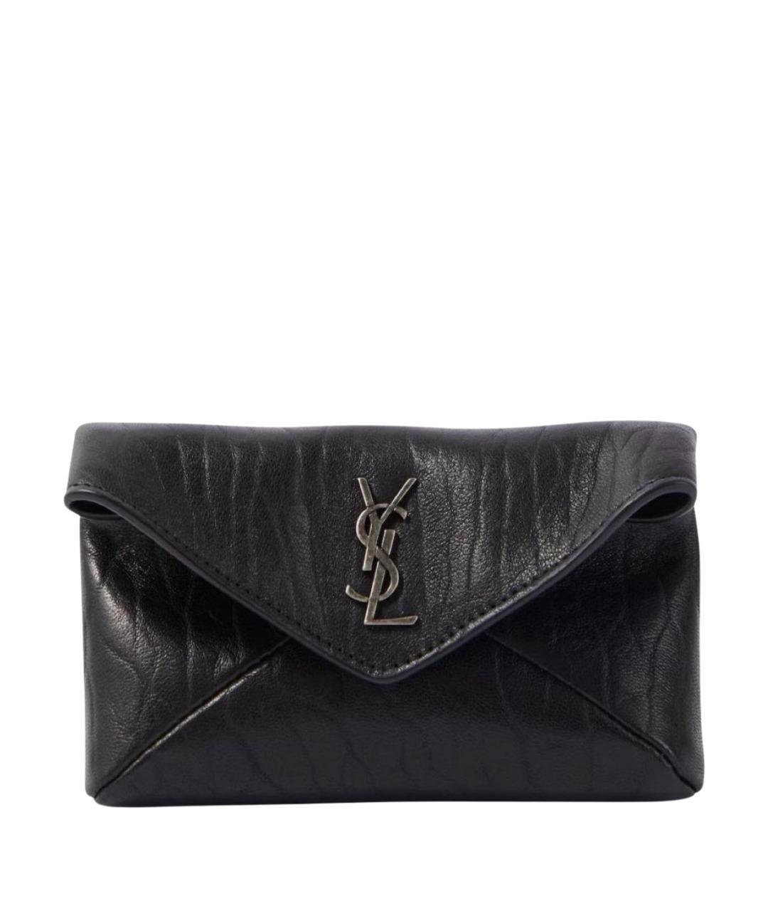 SAINT LAURENT Черный кошелек, фото 5