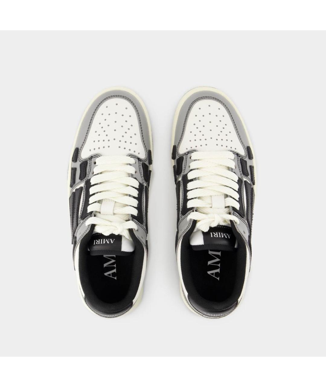 AMIRI Мульти кожаные низкие кроссовки / кеды, фото 4