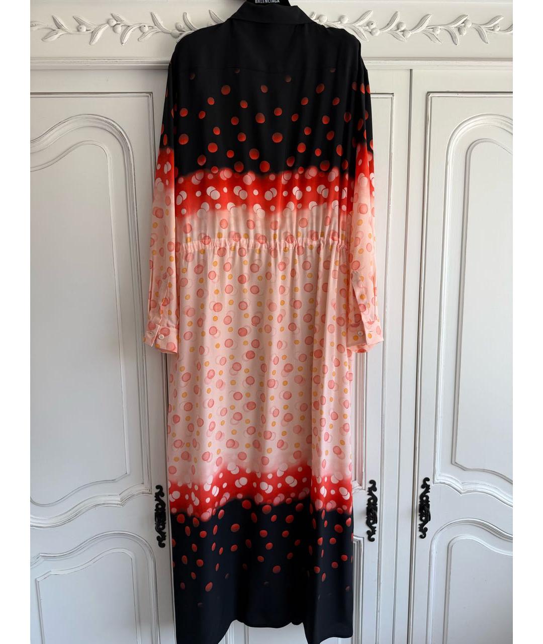 PRADA Черное шелковое повседневное платье, фото 2