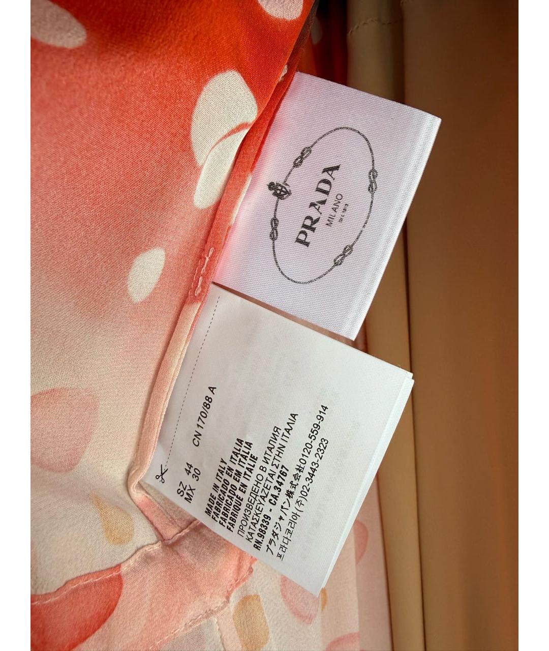 PRADA Черное шелковое повседневное платье, фото 3