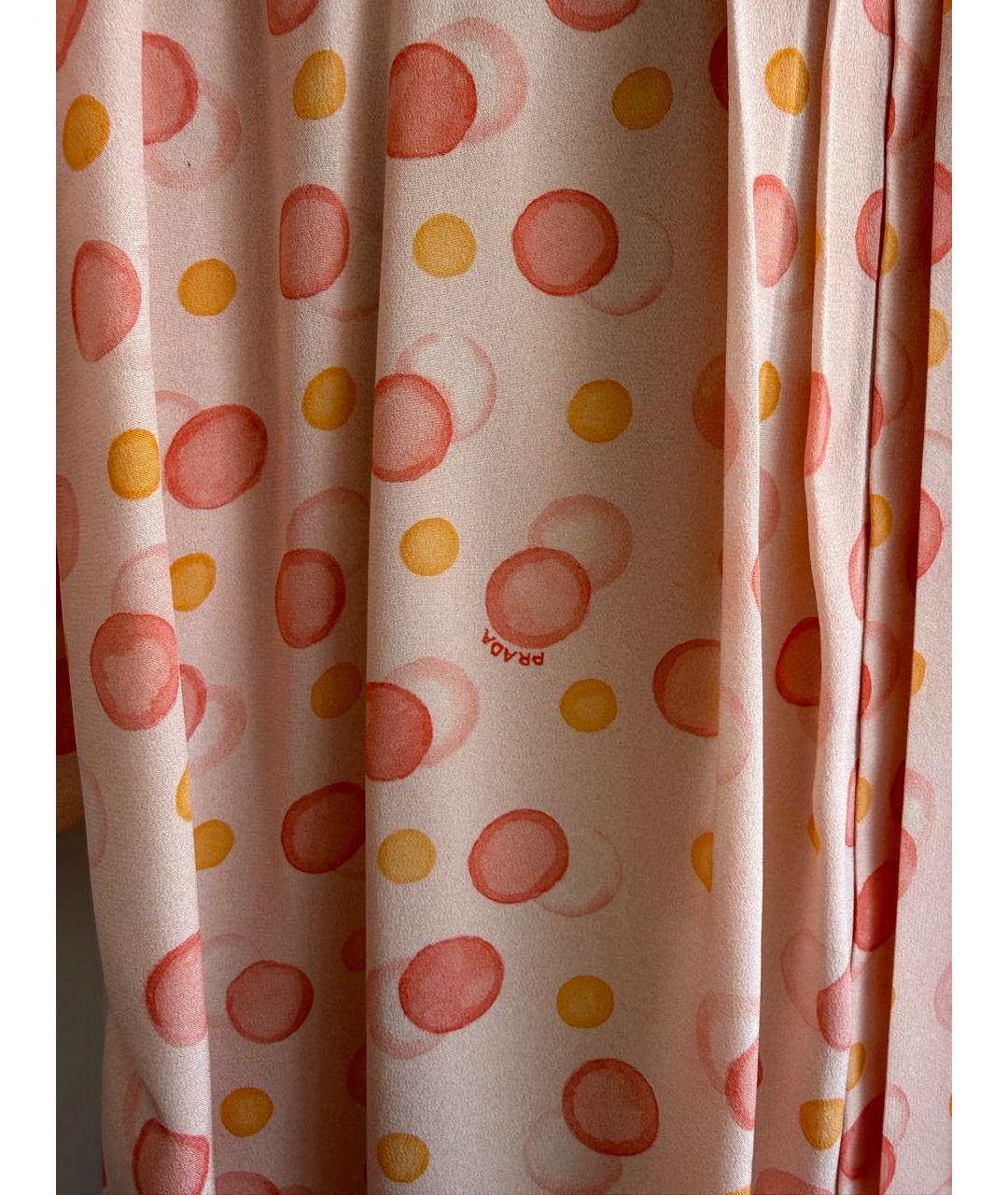 PRADA Черное шелковое повседневное платье, фото 4