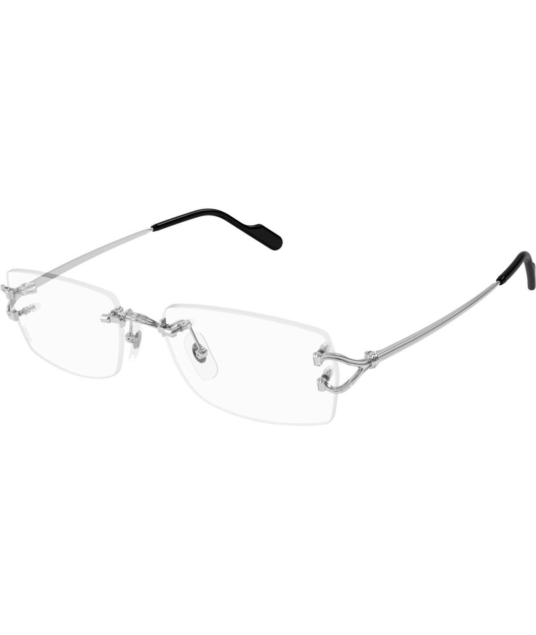 CARTIER Серебряные металлические солнцезащитные очки, фото 1