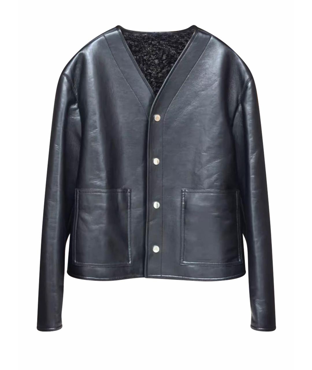 NANUSHKA Черная дубленка, фото 1