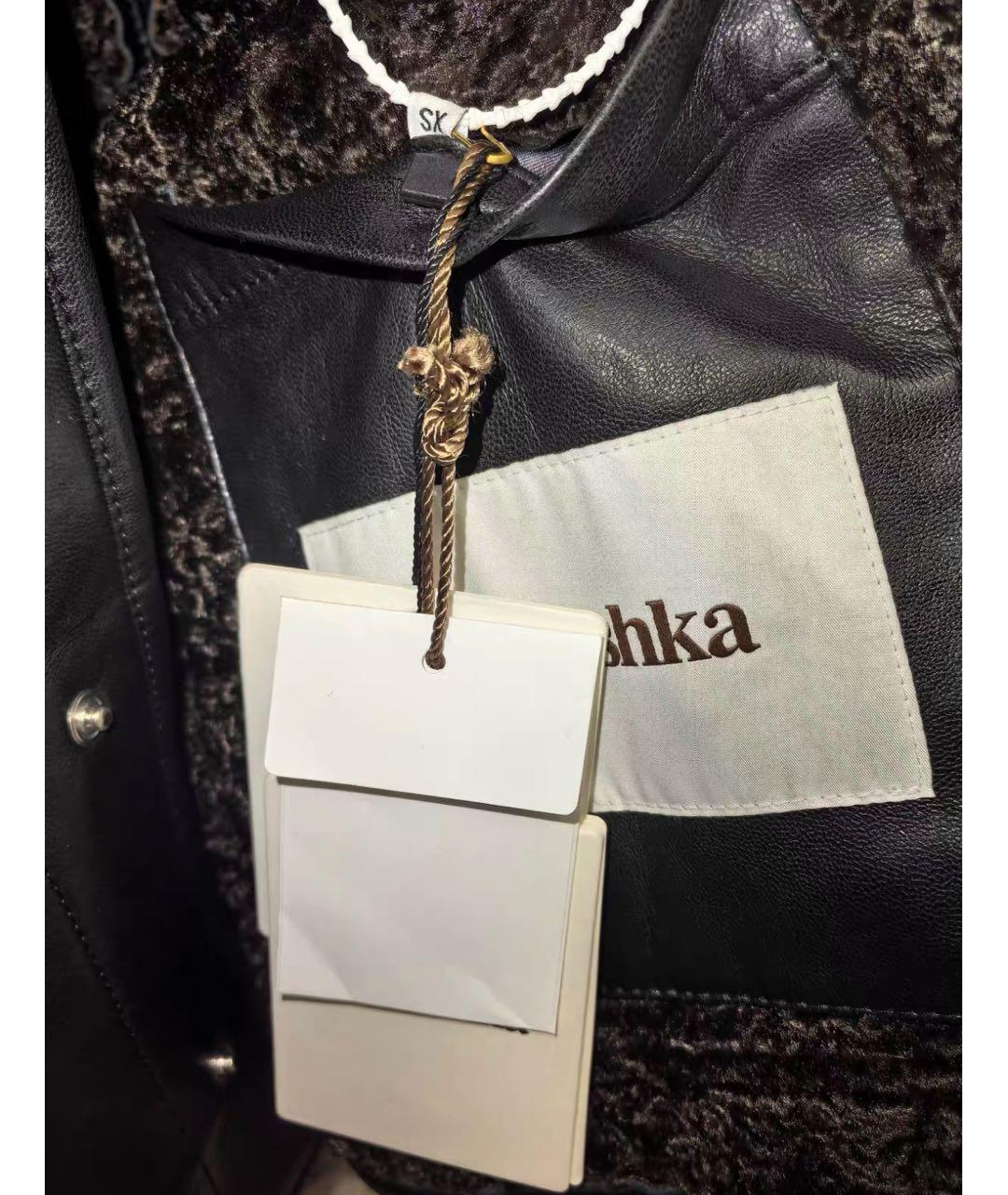 NANUSHKA Черная дубленка, фото 3