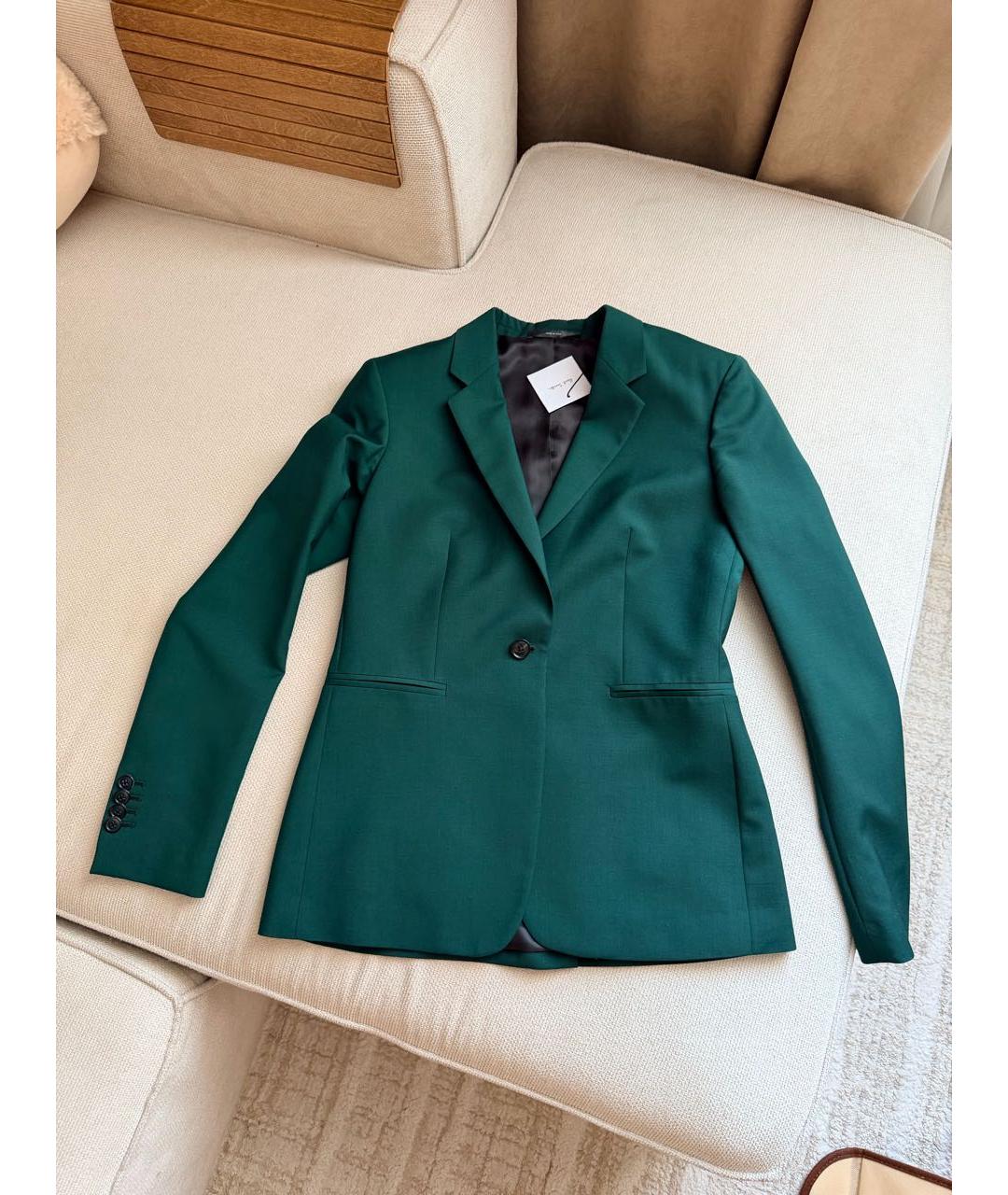 PAUL SMITH Зеленый шерстяной жакет/пиджак, фото 7