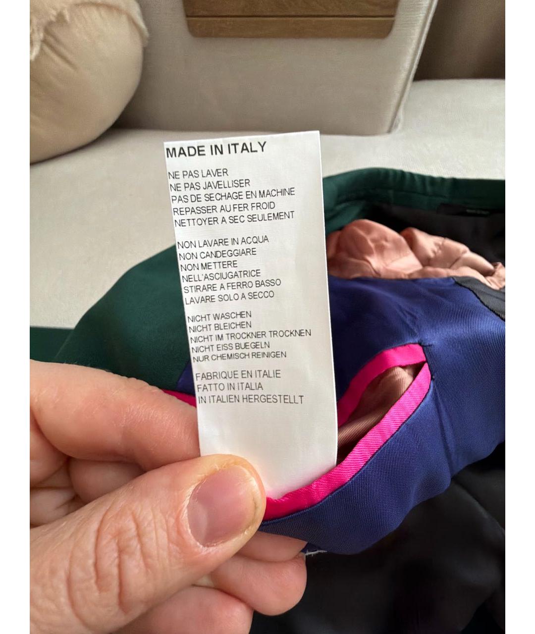 PAUL SMITH Зеленый шерстяной жакет/пиджак, фото 6