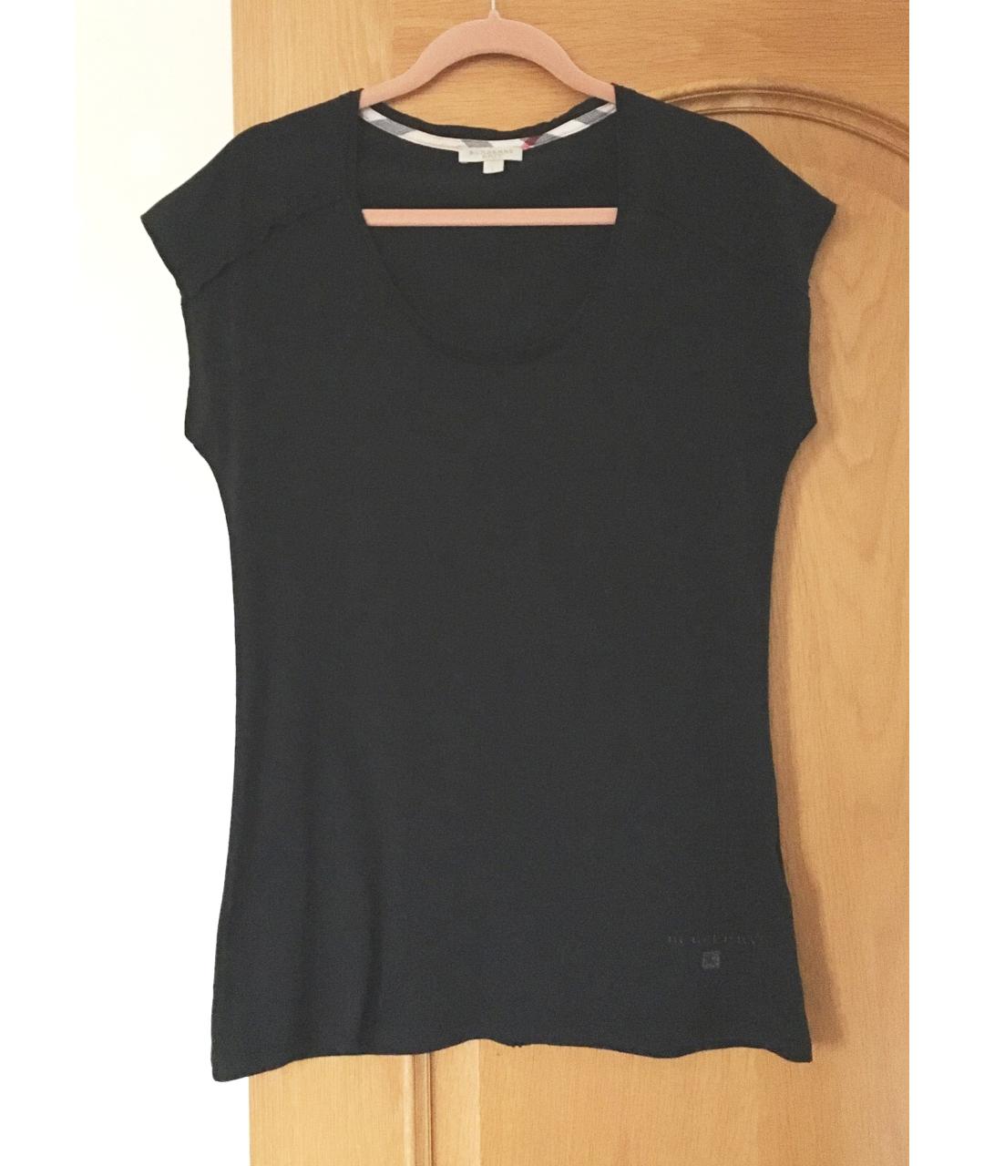 BURBERRY Белая хлопковая футболка, фото 8