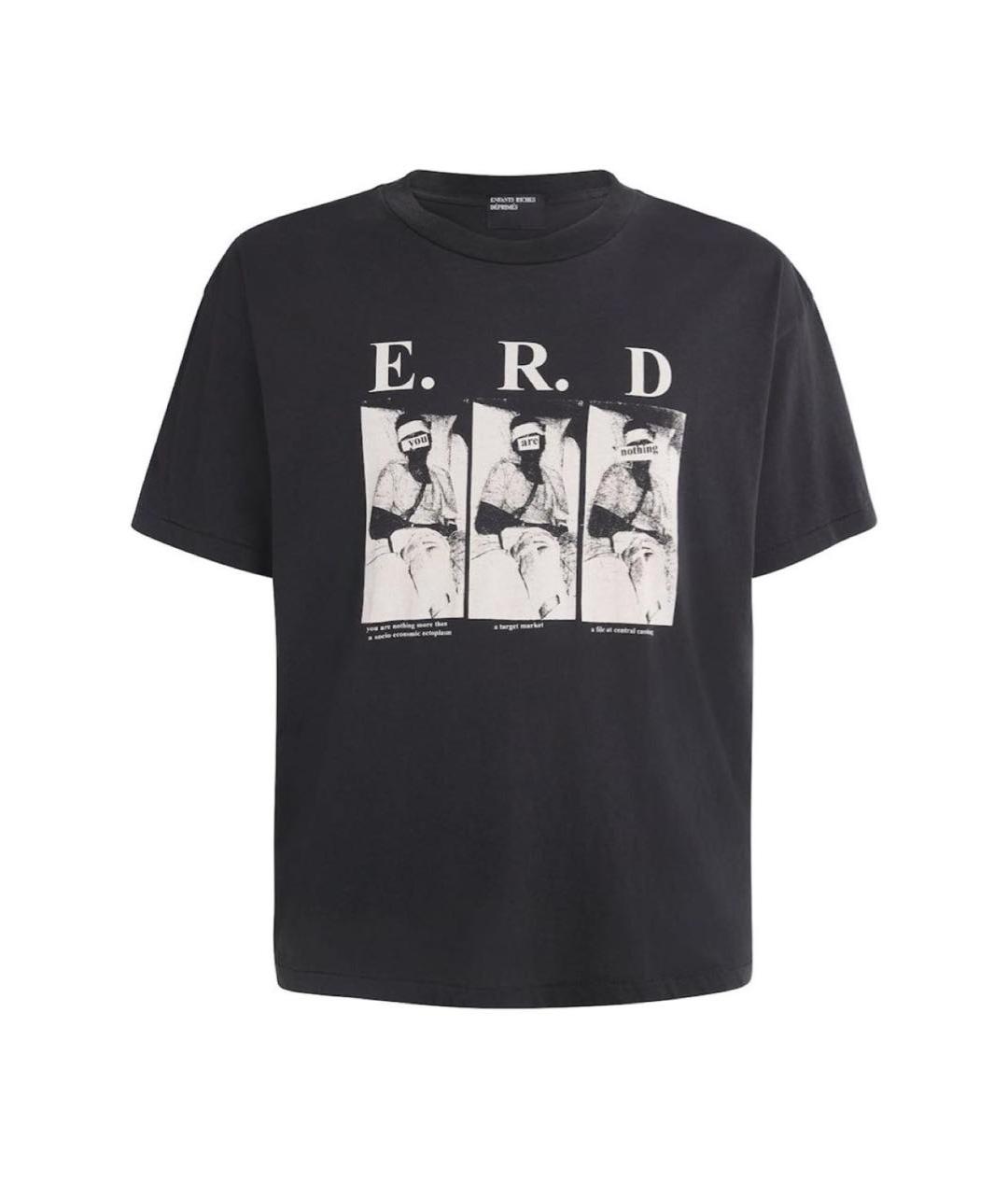 Enfants Riches Déprimés Черная хлопковая футболка, фото 9