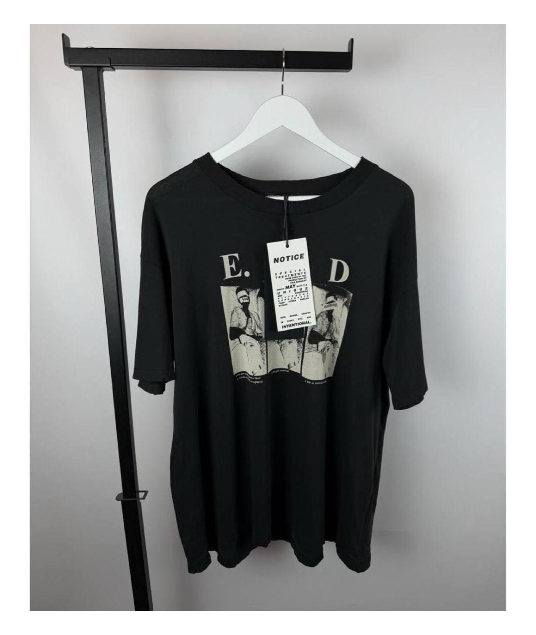 Enfants Riches Déprimés Черная хлопковая футболка, фото 4