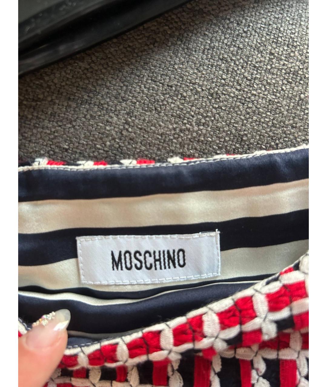 MOSCHINO Мульти юбка мини, фото 3