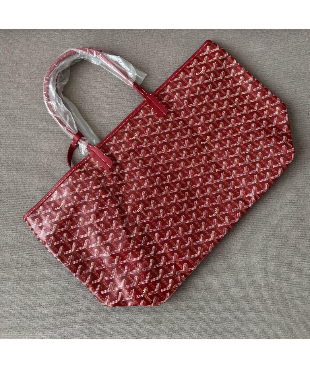 GOYARD Красная сумка тоут, фото 2