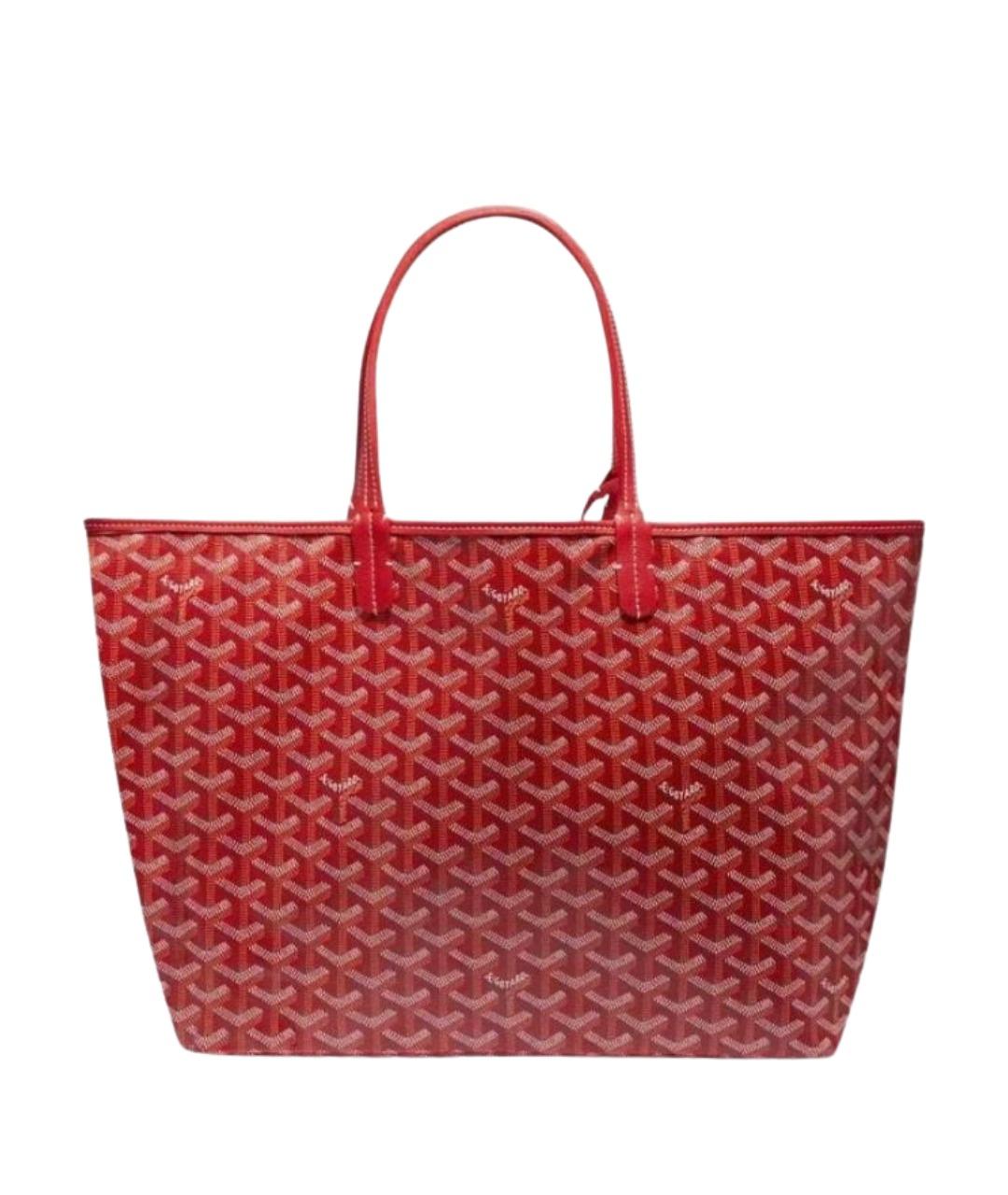 GOYARD Красная сумка тоут, фото 1