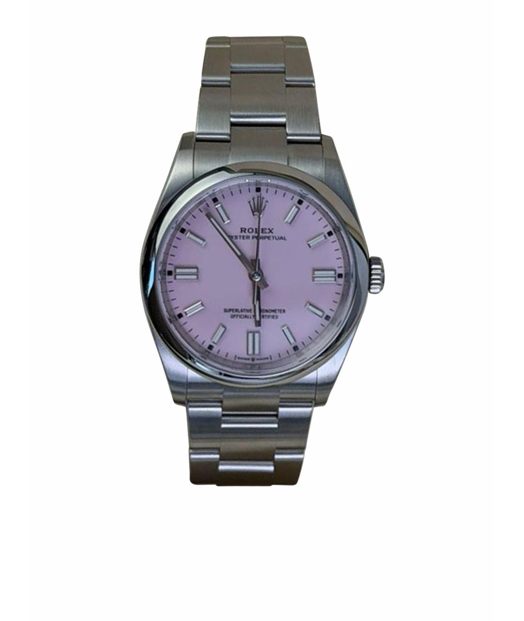 ROLEX Розовые часы, фото 1