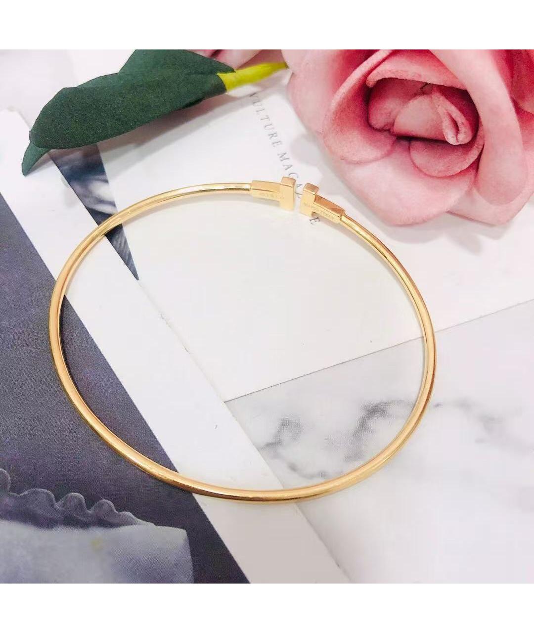 TIFFANY&CO Золотой браслет из розового золота, фото 5