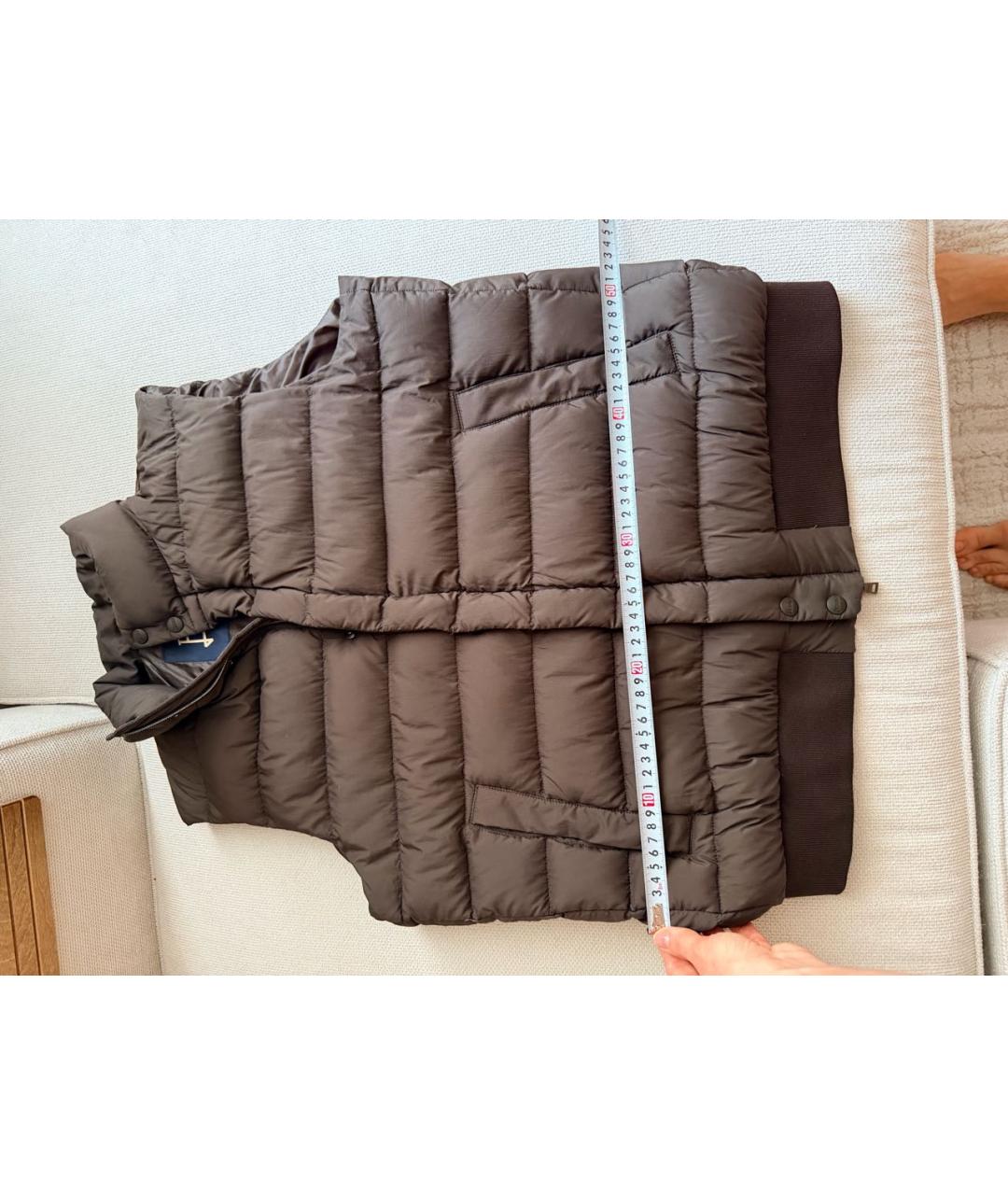 HERNO Коричневый жилет, фото 6