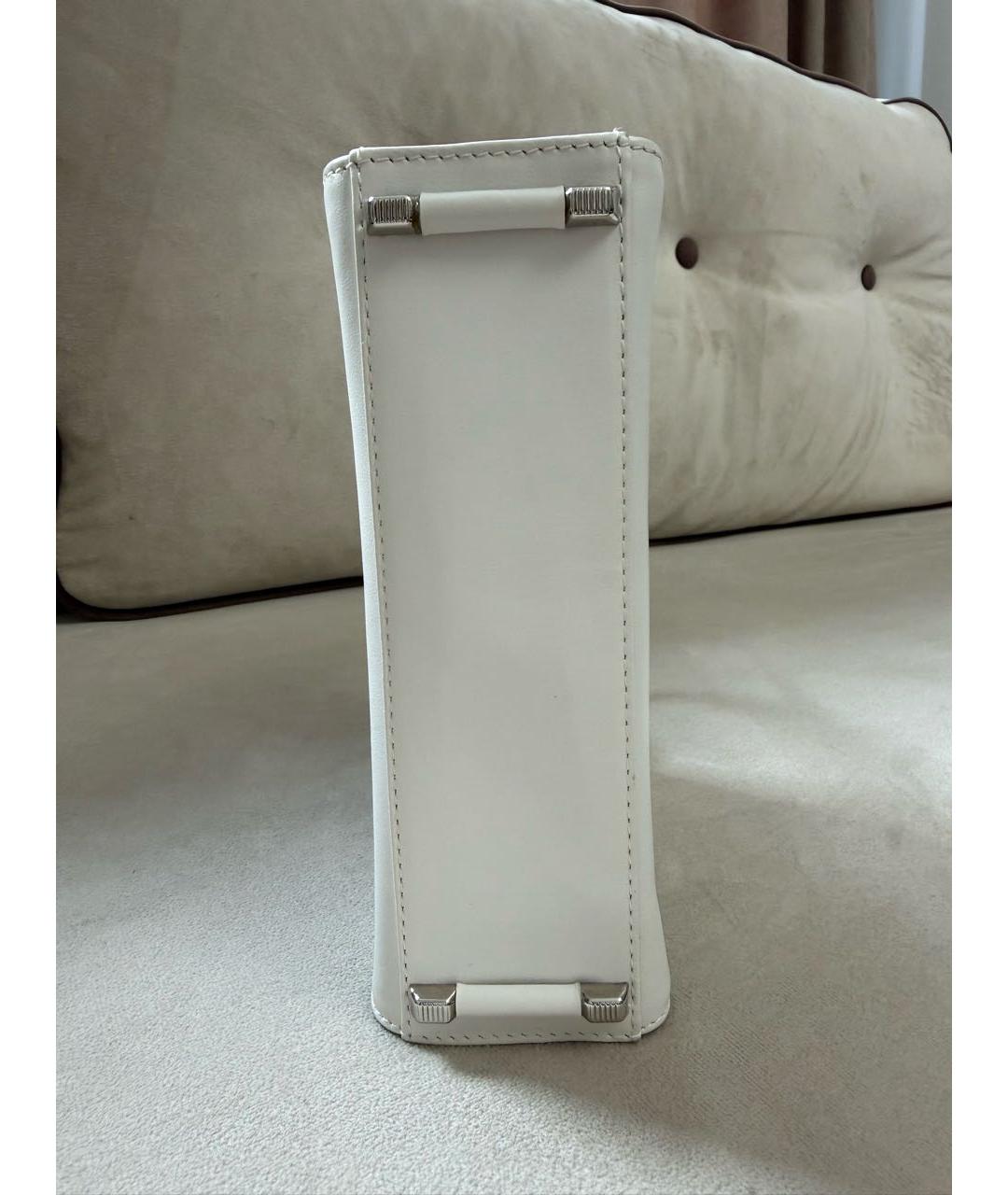 rodo Белая кожаная сумка через плечо, фото 5