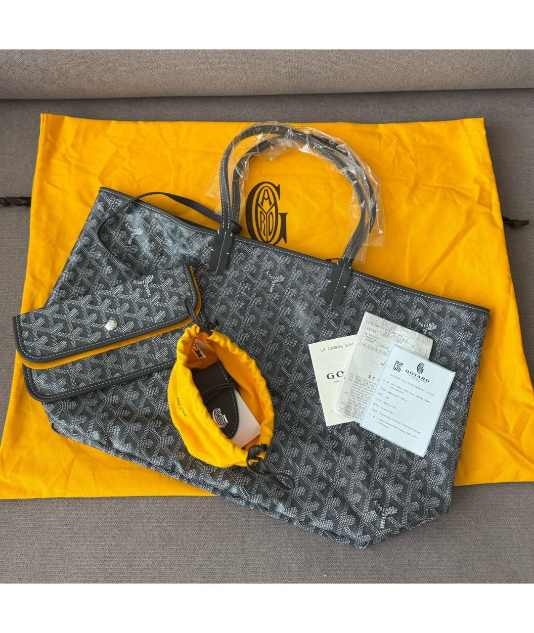 GOYARD Серая сумка тоут, фото 5