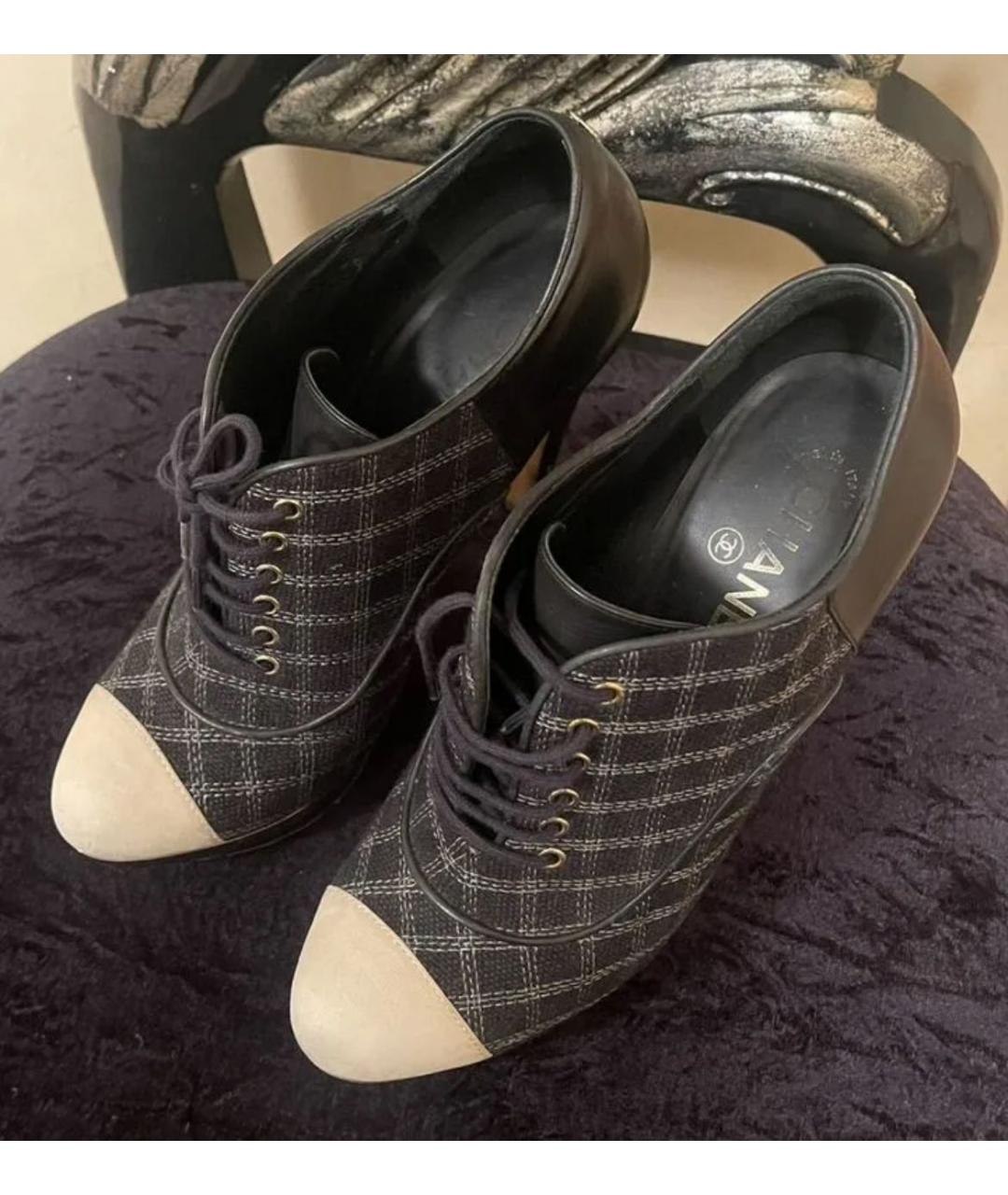 CHANEL Кожаные ботильоны, фото 2