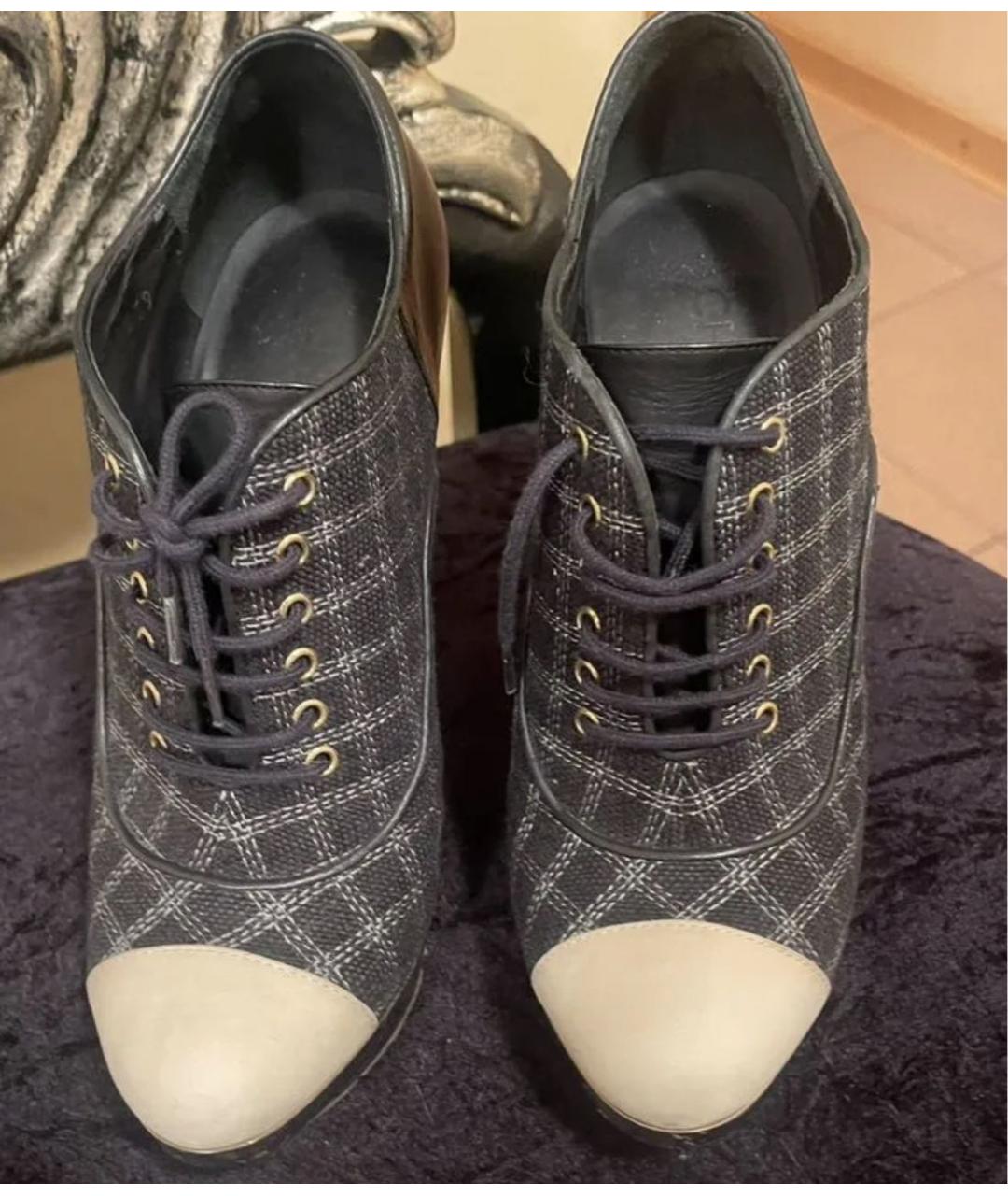 CHANEL Кожаные ботильоны, фото 3