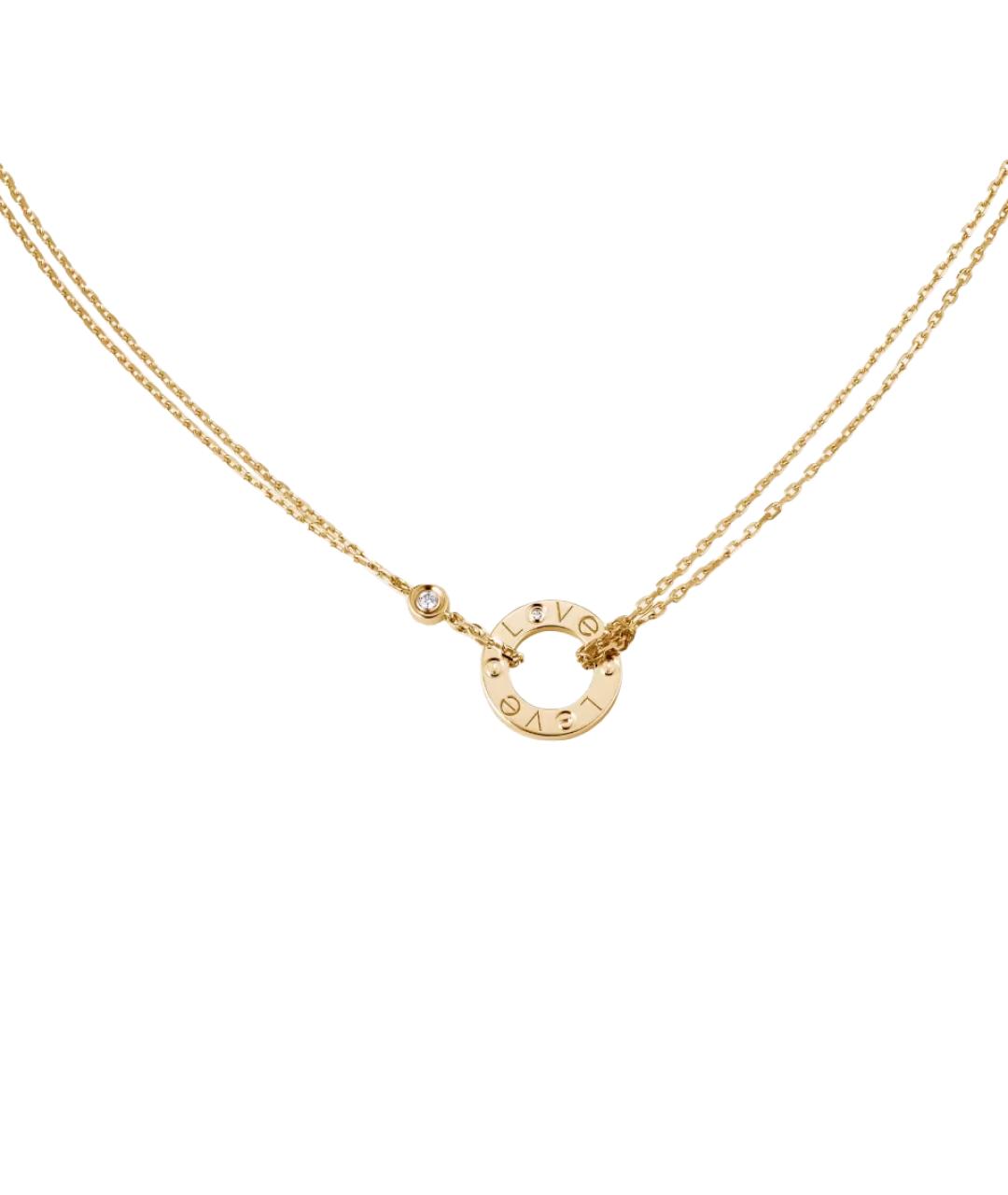 CARTIER Золотое колье из желтого золота, фото 1