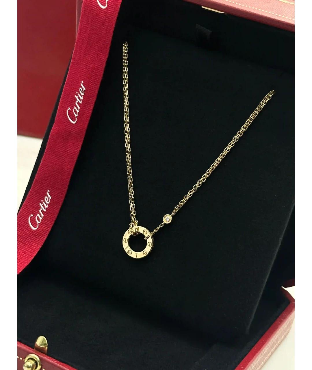 CARTIER Золотое колье из желтого золота, фото 3