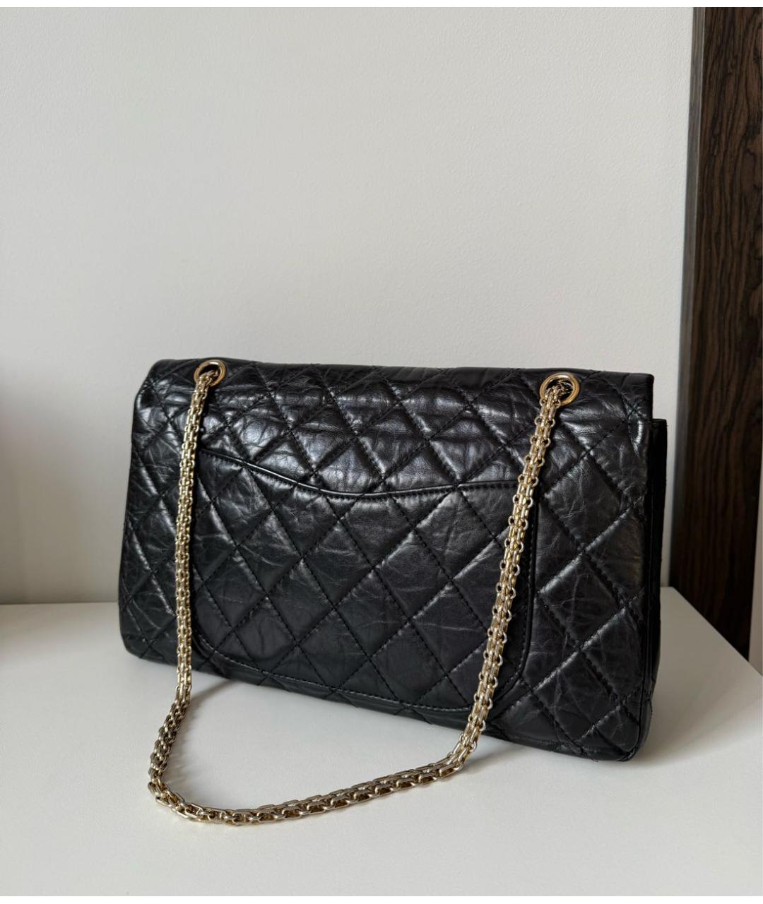 CHANEL Черная кожаная сумка через плечо, фото 4