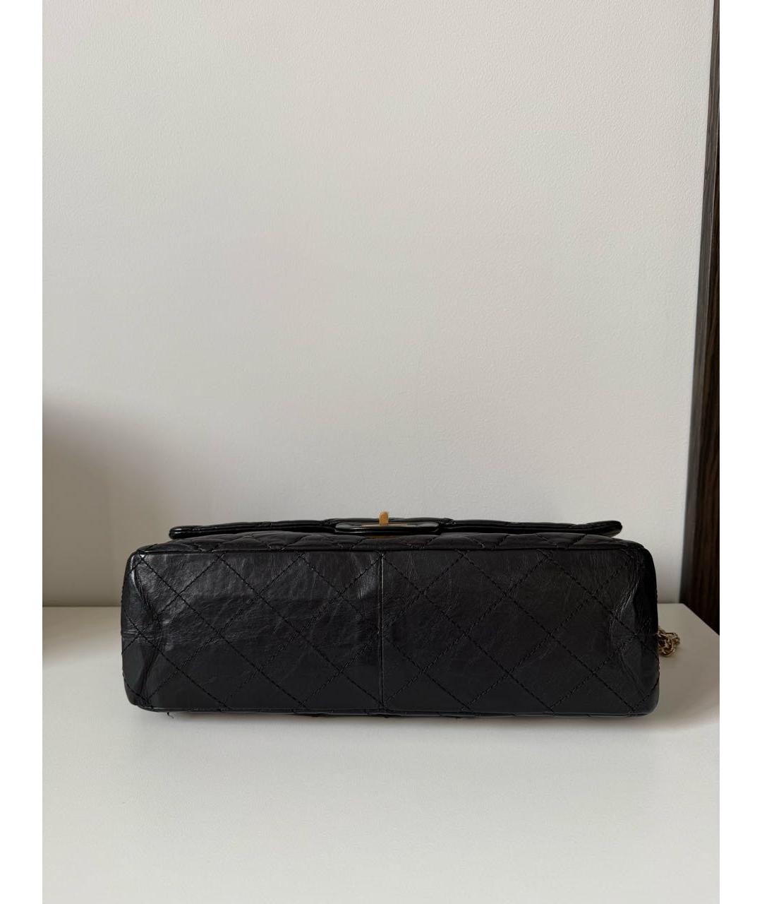 CHANEL Черная кожаная сумка через плечо, фото 3